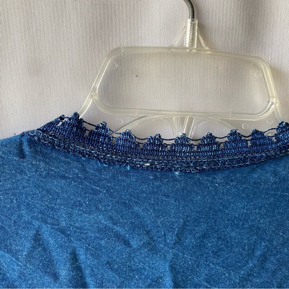 Studio West Apparel Lightweight Denim Shirt Jacket Spring Beautiful - Picture 7 of 8